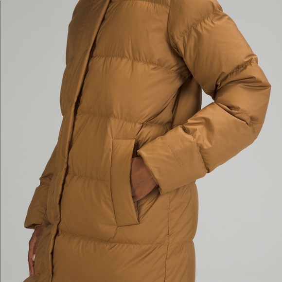 NWT LULULEMON Wunder Puff Jacket long size 4 bold beige PERFECT SIZE 4 gorgeous - Picture 6 of 9